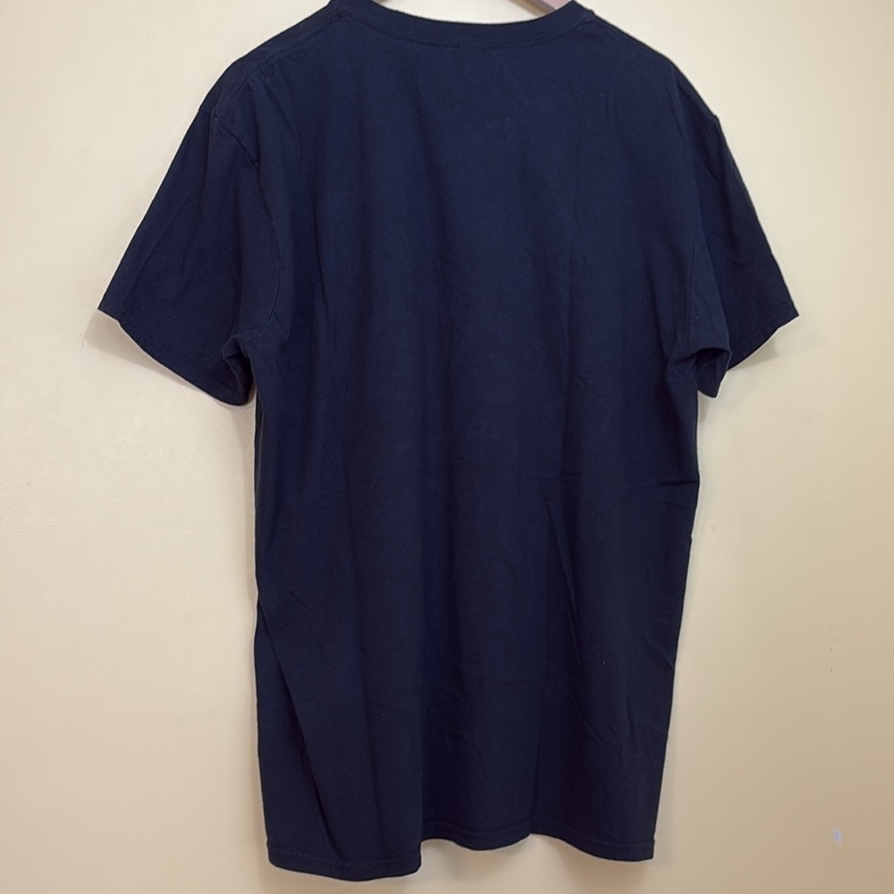 Anvil | Black Blue White “Proud US Navy Grandpa” Ring Spun Cotton SS T-Shirt XL - Picture 9 of 9